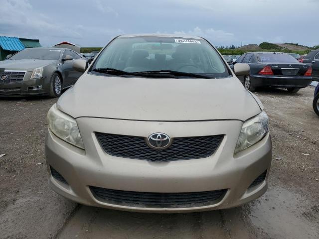 1NXBU40E99Z045360 - 2009 TOYOTA COROLLA BASE GOLD photo 5