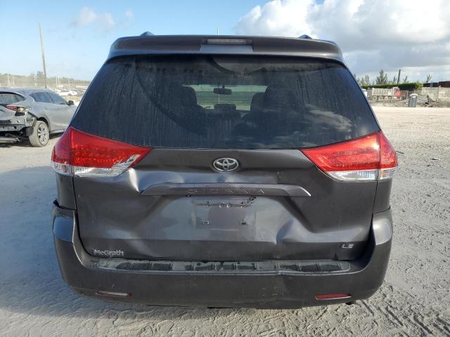 5TDKK3DC2BS026091 - 2011 TOYOTA SIENNA LE ნაცრისფერი ფოტო 6