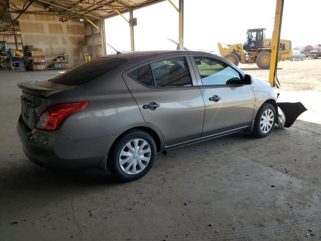 3N1CN7APXEL850685 - 2014 NISSAN VERSA S GRAY photo 3