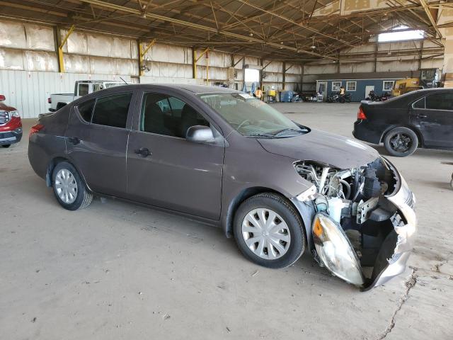 3N1CN7APXEL850685 - 2014 NISSAN VERSA S GRAY photo 4