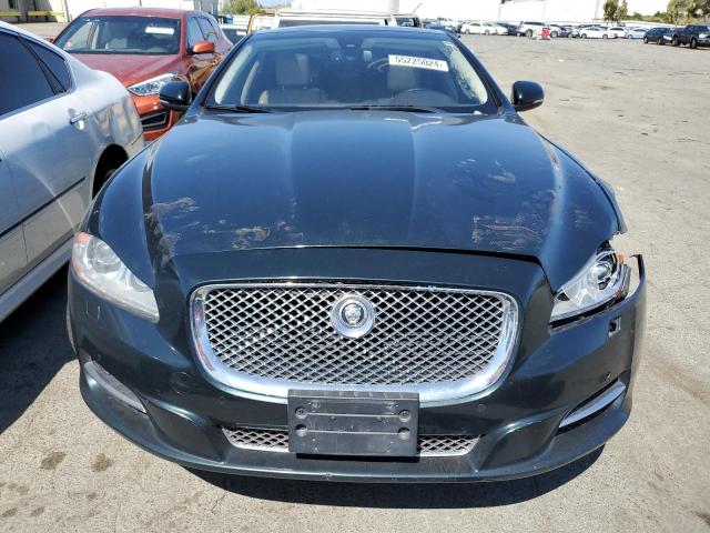 SAJWA1GE6BMV02166 - 2011 JAGUAR XJ SUPERCHARGED GREEN photo 5