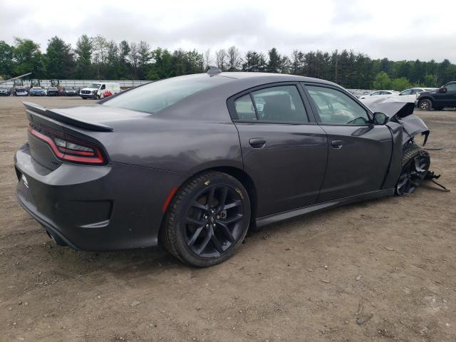 2C3CDXHG2NH227693 - 2022 DODGE CHARGER GT GRAY photo 3