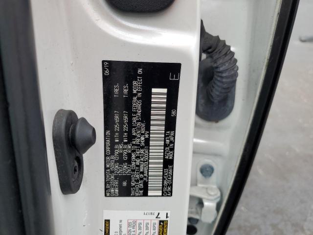 JTJAARBZ0L5000411 - 2020 LEXUS NX 300 BASE თეთრი ფოტო 12