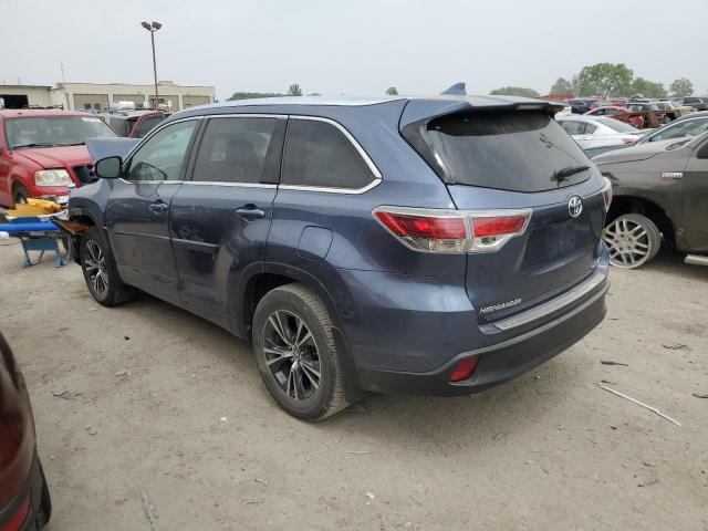 5TDJKRFHXGS506474 - 2016 TOYOTA HIGHLANDER XLE Mavi foto 2