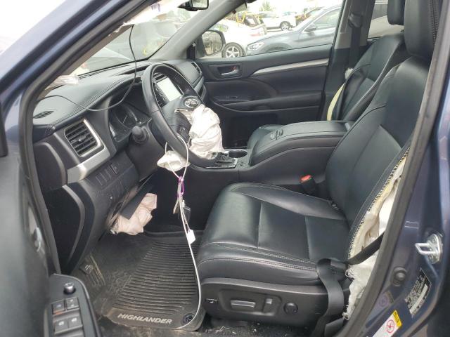 5TDJKRFHXGS506474 - 2016 TOYOTA HIGHLANDER XLE Mavi foto 7