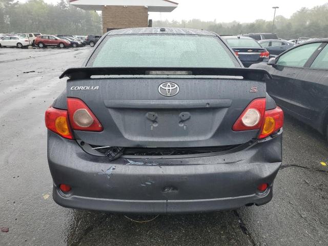 1NXBU40E19Z041187 - 2009 TOYOTA COROLLA BASE GRAY photo 6