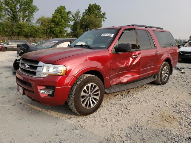 1FMJK1JT3HEA79297 - 2017 FORD EXPEDITION EL XLT RED photo 1