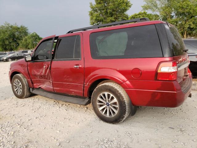 1FMJK1JT3HEA79297 - 2017 FORD EXPEDITION EL XLT RED photo 2