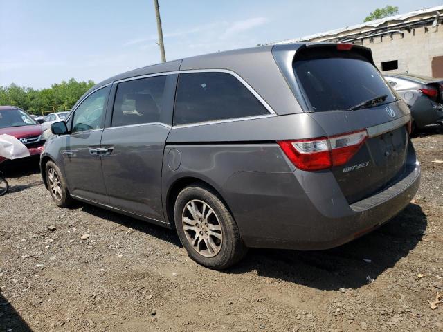 5FNRL5H65BB012153 - 2011 HONDA ODYSSEY EXL GRAY photo 2