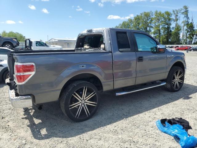 1FTRX14819FA18400 - 2009 FORD F150 SUPER CAB GRAY photo 3