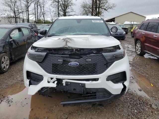 1FM5K8AW9NNA13773 - 2022 FORD EXPLORER POLICE INTERCEPTOR 白色 照片 5