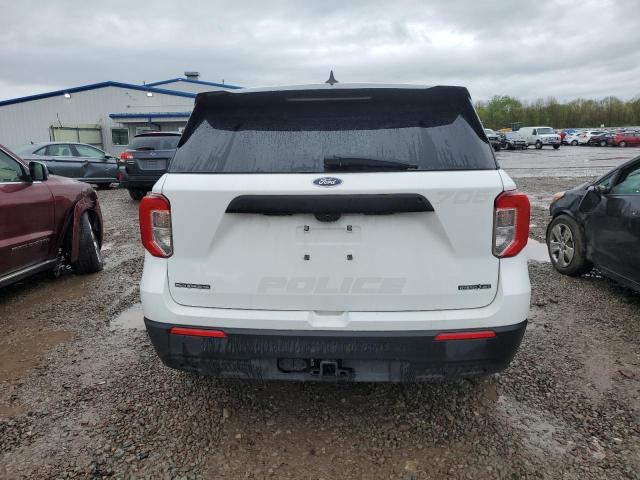 1FM5K8AW9NNA13773 - 2022 FORD EXPLORER POLICE INTERCEPTOR 白色 照片 6