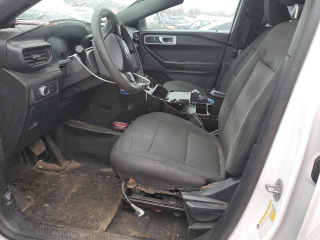 1FM5K8AW9NNA13773 - 2022 FORD EXPLORER POLICE INTERCEPTOR 白色 照片 7