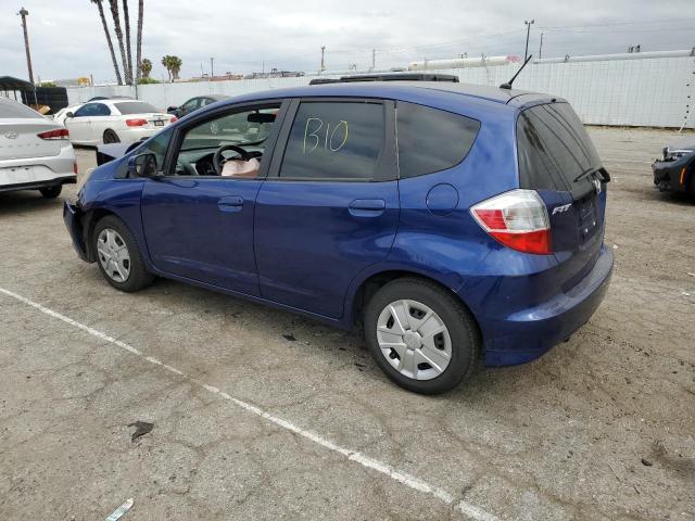 JHMGE8H33CC037185 - 2012 HONDA FIT BLUE photo 2