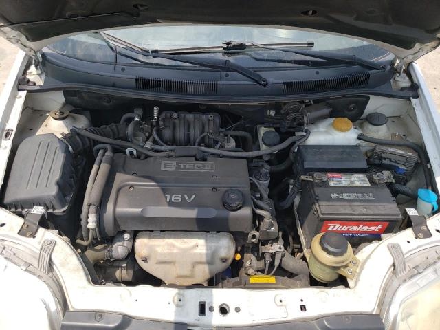 KL1TD56636B660337 - 2006 CHEVROLET AVEO BASE WHITE photo 11