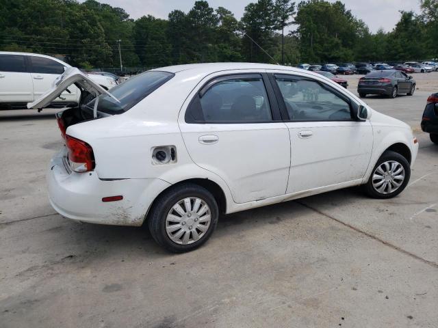 KL1TD56636B660337 - 2006 CHEVROLET AVEO BASE WHITE photo 3