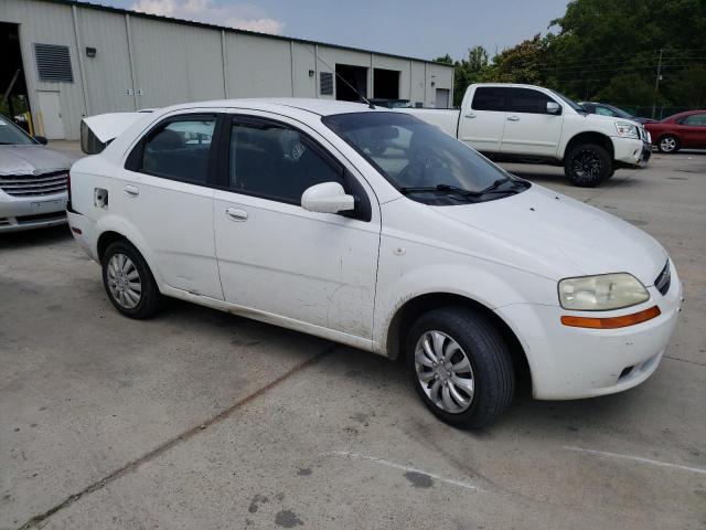 KL1TD56636B660337 - 2006 CHEVROLET AVEO BASE WHITE photo 4