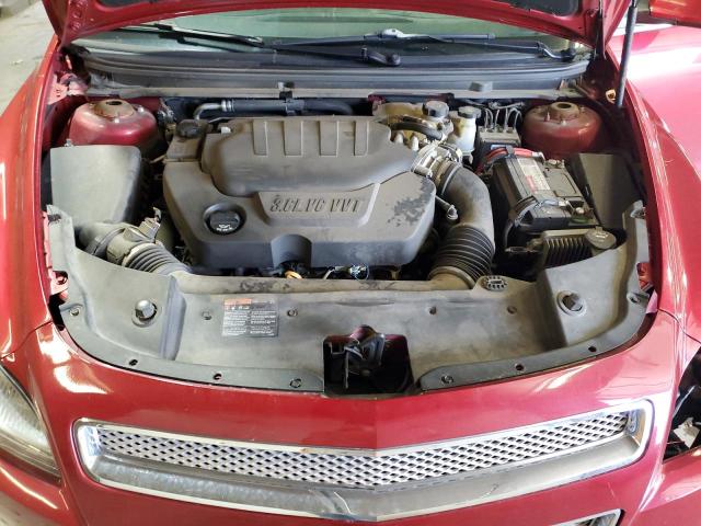 1G1ZG5E7XCF349683 - 2012 CHEVROLET MALIBU LTZ RED photo 11
