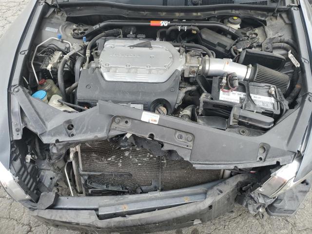 1HGCS2B8XCA006636 - 2012 HONDA ACCORD EXL GRAY photo 11