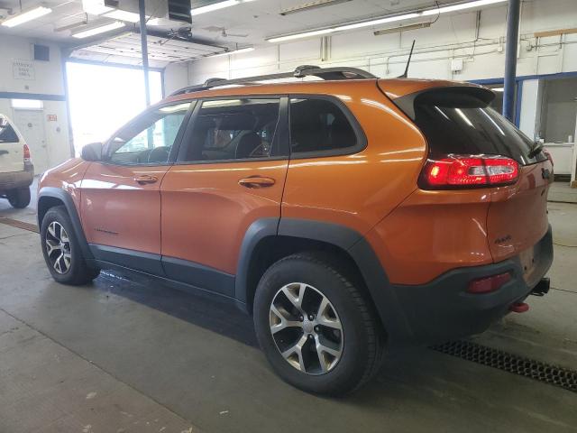 1C4PJMBS3FW779644 - 2015 JEEP CHEROKEE TRAILHAWK ORANGE photo 2