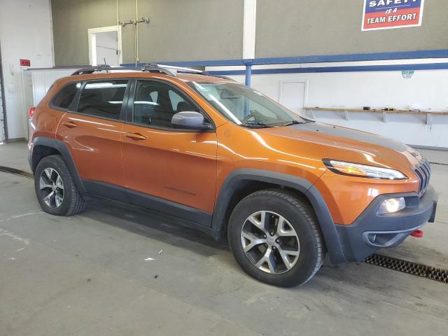 1C4PJMBS3FW779644 - 2015 JEEP CHEROKEE TRAILHAWK ORANGE photo 4