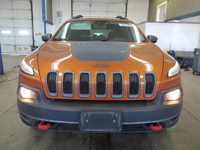 1C4PJMBS3FW779644 - 2015 JEEP CHEROKEE TRAILHAWK ORANGE photo 5
