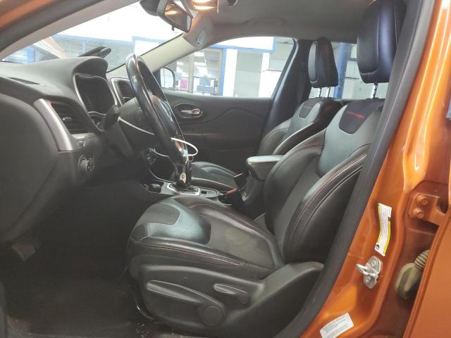 1C4PJMBS3FW779644 - 2015 JEEP CHEROKEE TRAILHAWK ORANGE photo 7