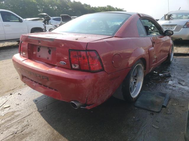 1FAFP47V61F191166 - 2001 FORD MUSTANG COBRA SVT RED photo 3