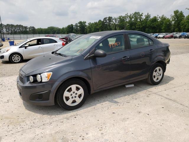 1G1JA5SH6D4233292 - 2013 CHEVROLET SONIC LS GRAY photo 1
