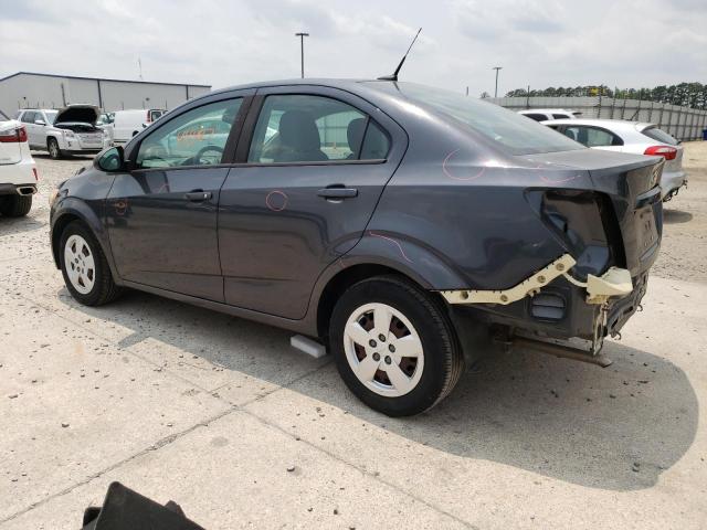 1G1JA5SH6D4233292 - 2013 CHEVROLET SONIC LS GRAY photo 2