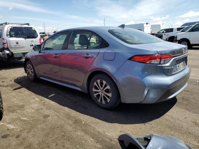 JTDEAMDE1MJ002033 - 2021 TOYOTA COROLLA LE BLUE photo 2