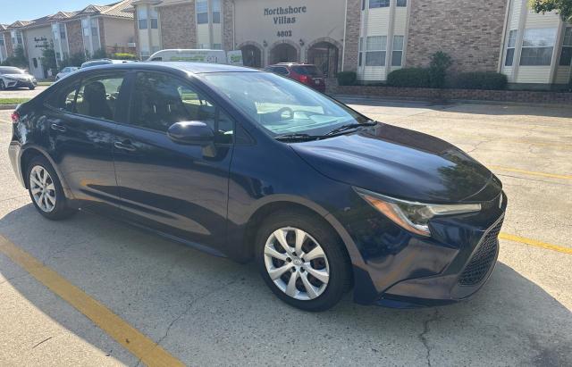 JTDEPMAE3MJ123908 - 2021 TOYOTA COROLLA LE BLUE photo 1