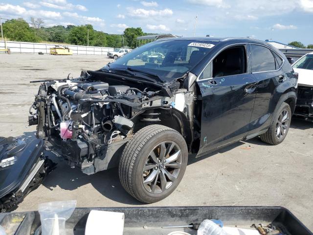 JTJSARBZ4M2192388 - 2021 LEXUS NX 300 BASE შავი ფოტო 1