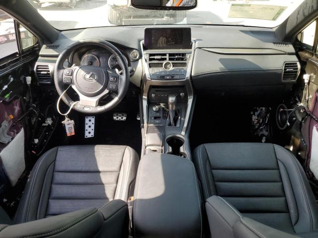 JTJSARBZ4M2192388 - 2021 LEXUS NX 300 BASE შავი ფოტო 8