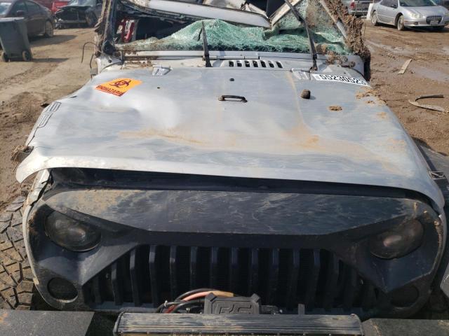 1J4FA24169L753401 - 2009 JEEP WRANGLER X SILVER photo 11