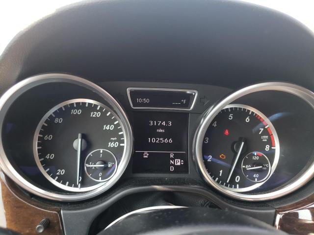 4JGDA5HB8CA015521 - 2012 MERCEDES-BENZ ML 350 4MATIC SILVER photo 9