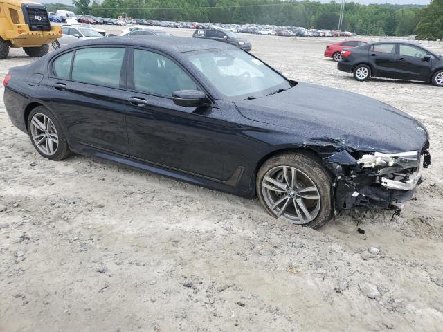 WBA7E2C56KB218192 - 2019 BMW 740 I BLUE photo 4