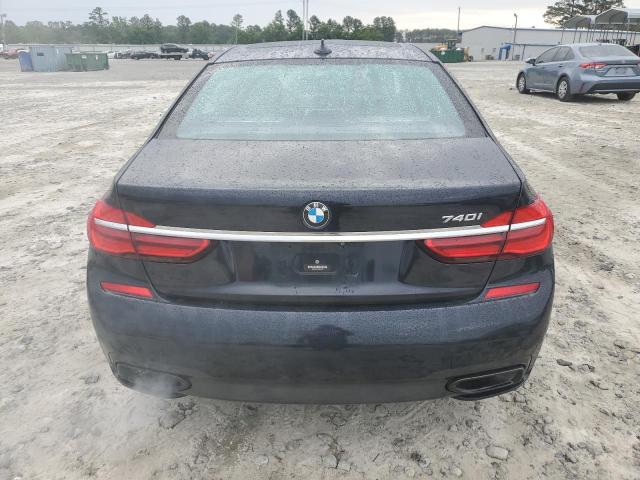 WBA7E2C56KB218192 - 2019 BMW 740 I BLUE photo 6