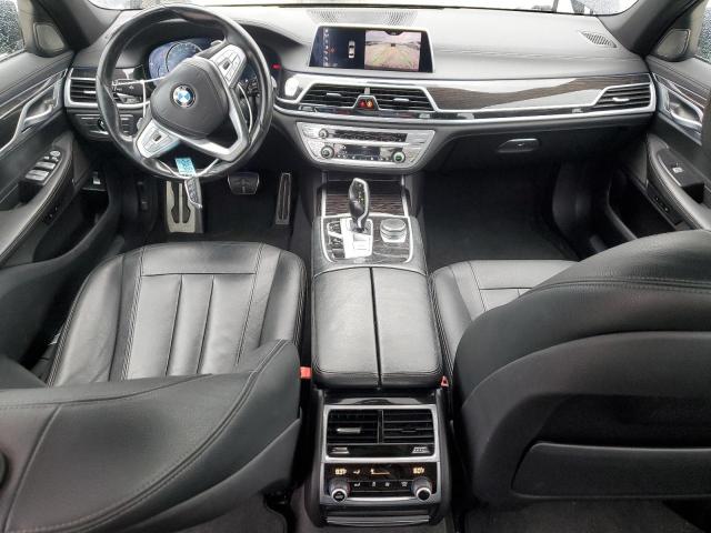 WBA7E2C56KB218192 - 2019 BMW 740 I BLUE photo 8