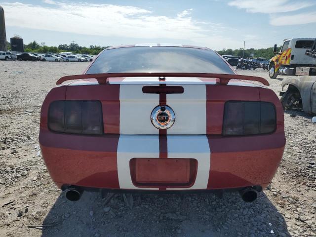 1ZVHT82H695125965 - 2009 FORD MUSTANG GT RED photo 6