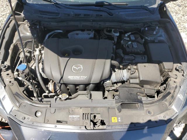 JM1BN1M33H1122376 - 2017 MAZDA 3 GRAND TOURING GRAY photo 11