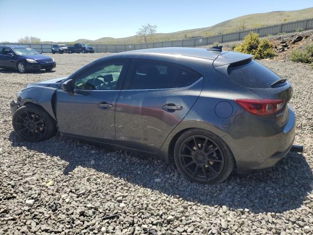 JM1BN1M33H1122376 - 2017 MAZDA 3 GRAND TOURING GRAY photo 2