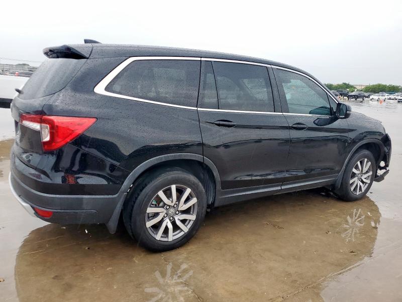 5FNYF5H58NB006460 - 2022 HONDA PILOT EXL BLACK photo 3