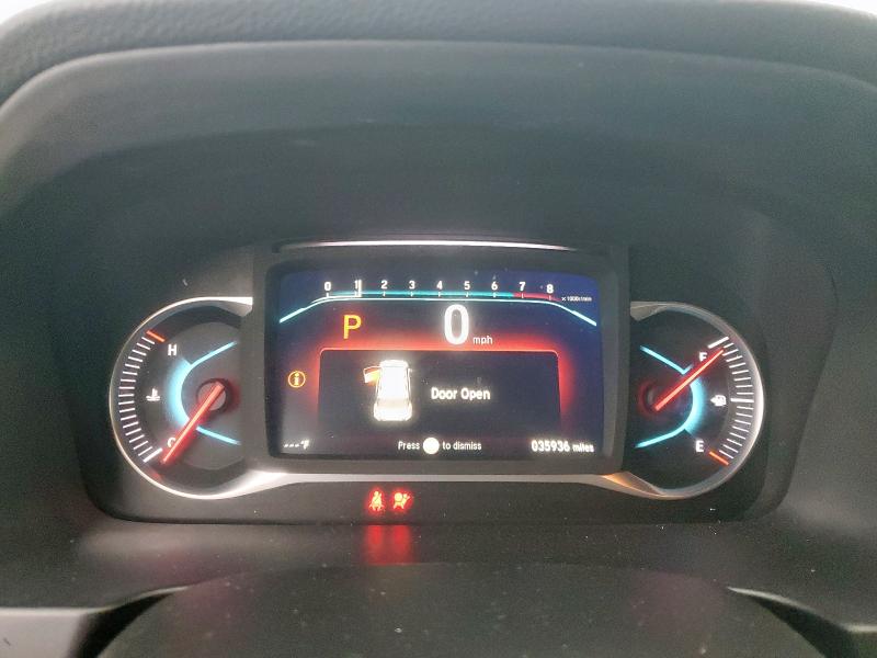 5FNYF5H58NB006460 - 2022 HONDA PILOT EXL BLACK photo 9