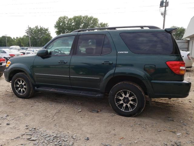 5TDBT48A94S218218 - 2004 TOYOTA SEQUOIA LIMITED GREEN photo 2