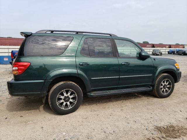 5TDBT48A94S218218 - 2004 TOYOTA SEQUOIA LIMITED GREEN photo 3