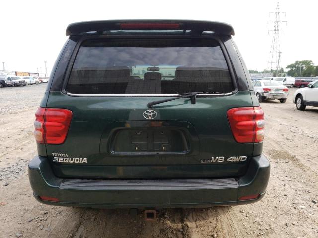 5TDBT48A94S218218 - 2004 TOYOTA SEQUOIA LIMITED GREEN photo 6