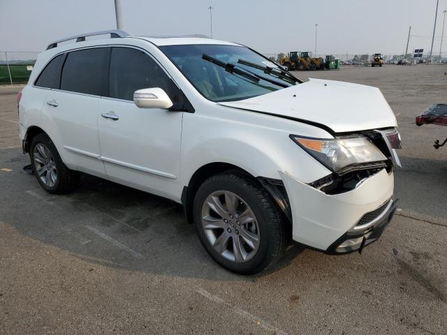 2HNYD2H60DH520464 - 2013 ACURA MDX ADVANCE WHITE photo 4