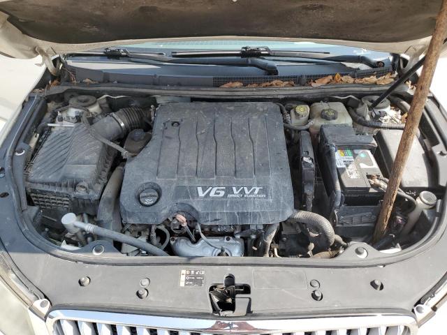 1G4GE5GD7BF307683 - 2011 BUICK LACROSSE CXS WHITE photo 11