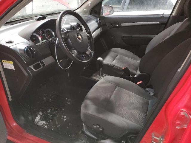 KL1TD56698B152943 - 2008 CHEVROLET AVEO BASE RED photo 7